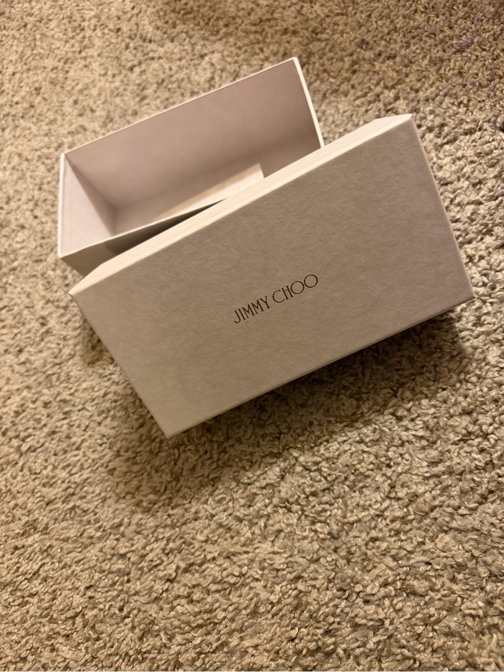 Jimmy Choo Neutral Beige Accessory Box